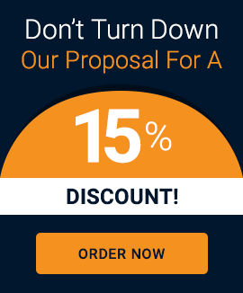 Don’t turn down our proposal for a 15% Discount!